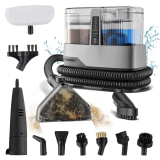 [EU Direct] C688C 1800W Steam Fabric Cleaner, 17000Pa Strong Suction, Dual Water Tank, 1100ML Clean Water & 1200ML Dirty