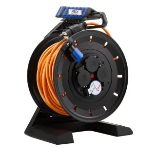 HEDI Vollkunststoff-Kabeltrommel Generation 7 Champion Ø 290 mm orange, 40m - K740Q2TF500