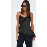 JDY Trägertop JDYFIFI S/L ASYM LACE SINGLET WVN NOOS Polyester, regular fit