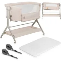 lionelo Reisebett Leonie Plus (Set, Set) SUPER Babytragetasche, Wiege, freistehendes Babybett