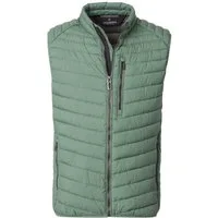 CASAMODA Steppweste CASAMODA Herren Outdoor-Steppweste Stehkragen Zipper Grün