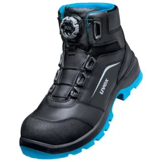 uvex 2 xenova BOA Sicherheitsschuh Stiefel S3, schwarz/blau schwarz/blau 43 - 9569143