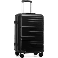 British Traveller Hartschalen-Trolley Reisekoffer Hartschalenkoffer mit 8 Spinnerrädern, TSA-Schloss, ABS+PC