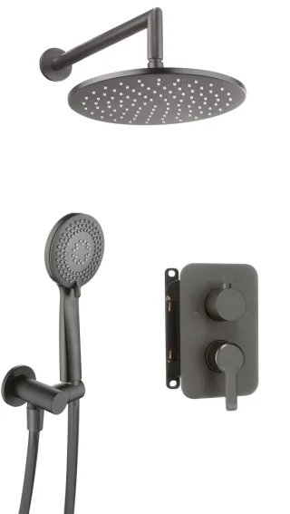 Neuesbad Serie 600 Unterputz Dusch-Set, Oberfläche: Titanium NB1BXYZDQAM1