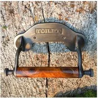 Antikas Wanddekoobjekt Antik Rollenhalter WC Papierrollen Halter Toilettenpapierhalter