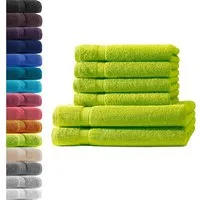 Hometex Premium Textiles Handtuch in Premium Qualität 500 g/m², Feinster Frottier-Stoff 100% Baumwolle, 2x Duschtuch + 4x Handtuch, weich, saugfähig, extra schwer & flauschig