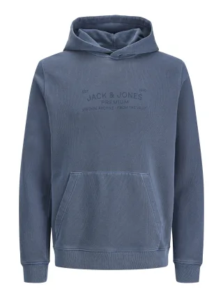 JACK&JONES - JPRBLUAIDEN HOOD SWEAT Blau - Gr. - M