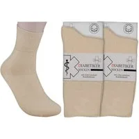 Die Sockenbude Diabetikersocken EXTRA (Bund, 6-Paar, grau beige schwarz) garantiert ohne Gummi