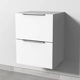 Sanipa 4balance Anbauschrank mit 2 Auszügen, Weiß-Matt, DG10001 DG10001