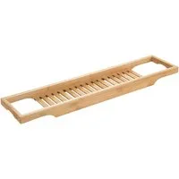 WENKO Badewannenbrücke Bambusa, BxTxH: 70x16x4,5 cm, Badewannenablage aus Bambus