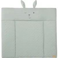 roba® Wickelauflage Style, Soft, frosty green, mit aufgesticktem Gesicht