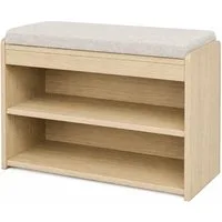 Zedelmaier Sitzbank mit Sitzbank Schuhregal mit Sitzbank 76 x 30 x 45 cm