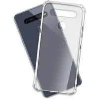 mtb more energy Smartphone-Hülle Clear Armor Case für LG K51S LM-K510, Transparente TPU Schutzhülle Case Backcover mit Anti-Shock Verstärkung
