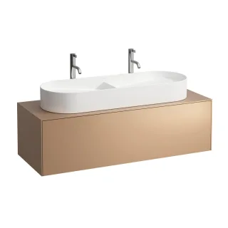 LAUFEN Waschtischunterschrank SONAR f.WT H812348/9 1175x455 1 Schubl. Ausschn. Mitte Kupfer, H405471 H4054710340411