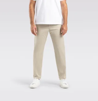 MAC - MAC JEANS - Lennox, Printed Canvas beige - Gr. - 36/36