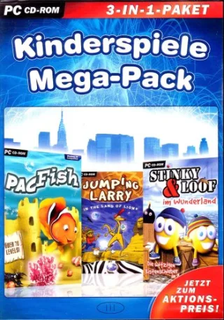 Kinderspiele Mega-Pack: Pacfish Jumping Larry Stinky & Loof [PC]