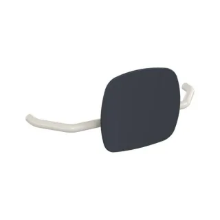 Hewi 801 Rückenstütze 801.51.907299 Wandabstand 230mm, Lehne anthrazitgrau, reinweiß