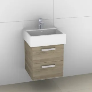 Artiqua 415 Waschtischunterschrank für Living City 817431 Sanremo Eiche quer NB, 415-WU2L-L5-7144-42 415-WU2L-L5-7144-428