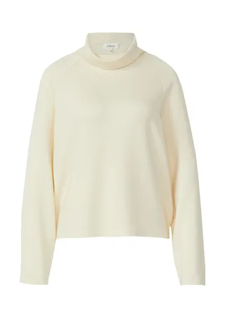 s.Oliver - Sweatshirt beige - Gr. - 46