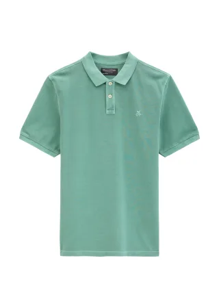 Marc OPolo Casual - Poloshirt Piqué regular botanical green - Gr. - S