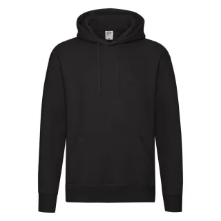 Fruit of the Loom Herren Premium Hoodie (Schwarz)