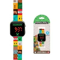 Minecraft Digitaluhr Minecraft Elements digitale LED-Uhr für Kinder, (1-tlg)