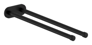 Damixa Handtuchhalter doppelt 400mm, schwarz matt, 483426100 483426100