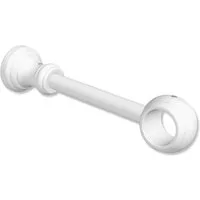 INTERDECO Gardinenstangenhalter Classic 1-läufig, für 28 mm Ø Gardinenstangen, (Stück, 2-St., Weiss), kürzbar