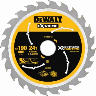 DEWALT XR EXTREME Kreissägeblatt Handkreissäge Laminat - DT99562-QZ