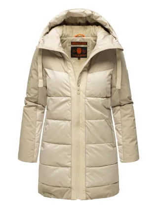 Navahoo Damen Winterjacke Samtkätzchen – Stylisch & Warm