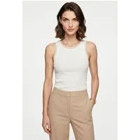 BOSS ORANGE Ripptanktop Eplie Premium Damenmode mit Mesh-Details