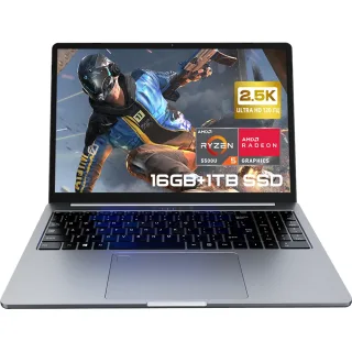 Ninkear A15 Pro Laptop 120Hz 2.5K 16 Inch AMD Ryzen 5 5500U 16GB DDR4 1TB SSD Windows 11 54.72Wh Battery WIFI 5 Fingerpr
