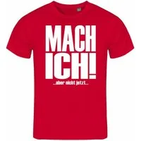 deinshirt Print-Shirt Herren T-Shirt Mach ich aber nicht jetzt Funshirt mit Motiv