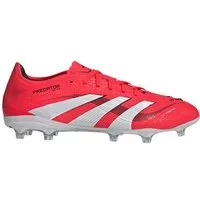 adidas Performance Predator Pro FG für feste Böden (Naturrasen) rot/weiss Herren Fußballschuh