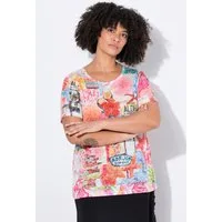 Angel of Style T-Shirt T-Shirt bequeme Passform Beach Glitzersteinchen