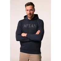 JP1880 Sweatshirt Hoodie Brust-Print Kapuze Kängurutasche