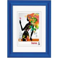 Hama Bilderrahmen Bilderrahmen Malaga Poster Foto Deko Portrait Wand, (einzeln), mit Passepartouteinleger, mit Aufhängevorrichtung