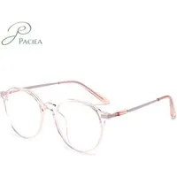 PACIEA Lesebrille Damen Herren Rundrahmen Blaulichtfilter Vollrand Ultraleicht