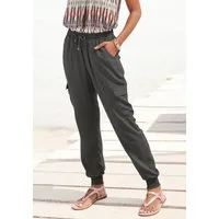 LASCANA Schlupfhose für den Sommer aus leichter Viskose mit Taschen, sommerliche Strandhose