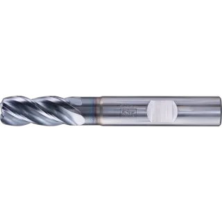 PFERD TOOLS VHM Eckfräser lang 4 Schneiden Radius TiAlN Schaft HB Universal Line - 23000163