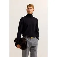bugatti Rollkragenpullover Regular Fit aus reiner Baumwolle