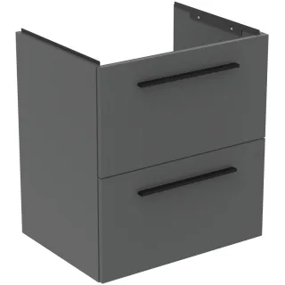 Ideal Standard Waschtisch-Unterschrank i.life A 2 Auszüge 580x440x630mm Quarzgrau matt, T6850NG T6850NG