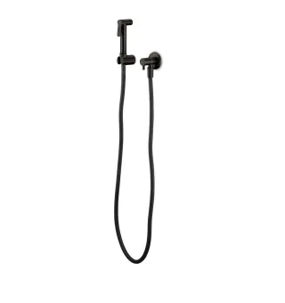 JEE-O slimline Bidetbrause mit Wandhalter, struktur schwarz, 800-6943 800-6943