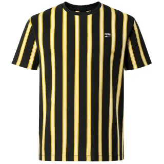 Puma Downtown Stripe Herren T-Shirt Schwarz/Gelb