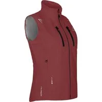 Bergson Regenjacke LEKNES THERMO Weste Damen Regenweste, recycelt, leicht wattiert, 20000 mm Wassersäule, No