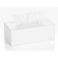 JOOP! Papiertuchbox JOOP! Papiertuchbox rechteckig zum darüberstülpen, Unterseite offen, elegante Lederoptik