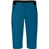 Bergson Outdoorhose VIDAA COMFORT Capri Damen 3/4 Wanderhose, leicht, strapazierfähig, Normalgrößen, Saphir b