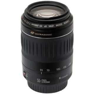 Canon EF 55-200mm 1:45-56 II USM schwarz