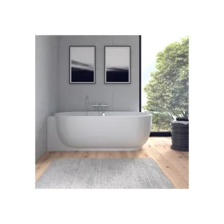 Duravit Luv Badewanne 700431000000000 185 x 95 x 46 cm, links, Verkleidung und Gestell, 2 Rückenschrägen, weiß