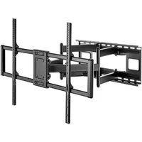 Maclean TV-Wandhalterung MC-482 für Fernseher 60–120 Zoll bis 120 kg, (bis 120,00 Zoll, 1-tlg., schwenkbar & neigbar – Universal Halterung XXL)